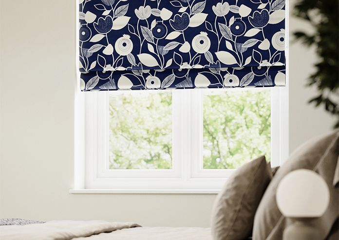 Nordic, Indigo - Roman Blind - Image 5